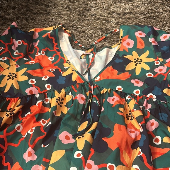 FLORAL DRESS NEW SZ 3X - Picture 5 of 5